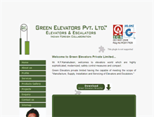 Tablet Screenshot of greenelevators.net